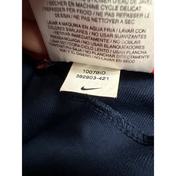 Vintage Y2K Retro Nike Dri-Fit Men’s Track Joggers Pants Size XL Navy Red White - Picture 10 of 10